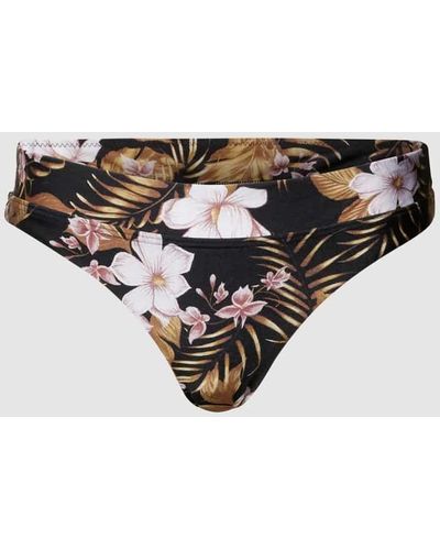 Rip Curl Bikini-Slip mit floralem Muster - Natur