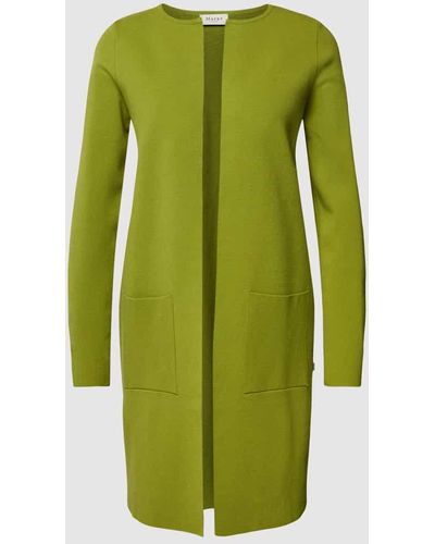 maerz muenchen Mantel mit unifarbenem Design und aufgesetzten Taschen - Grün