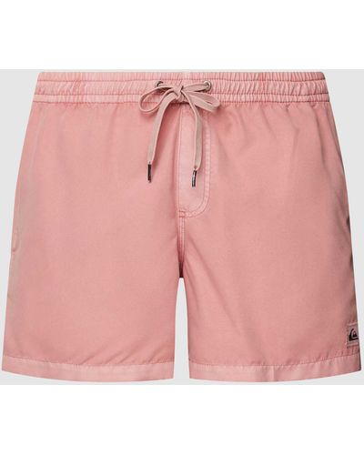 Quiksilver Badehose mit Label-Details Modell 'EVERYDAY SURF WASH' - Pink