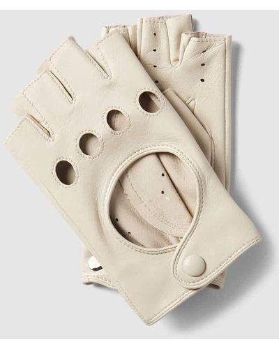 Roeckl Sports Handschuhe aus Leder im fingerlosen Design Modell 'Florenz' - Natur