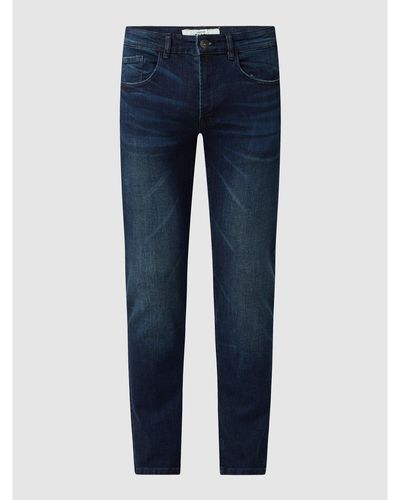Redefined Rebel Slim Fit Jeans mit Stretch-Anteil Modell 'Copenhagen' - Blau