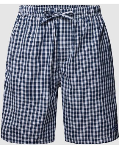 GANT Pyjama-Shorts mit Allover-Muster - Blau