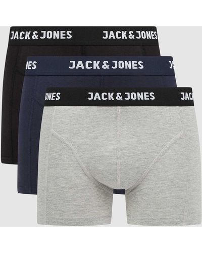 Jack & Jones Trunks mit Stretch-Anteil im 3er-Pack Modell 'Anthony' - Mehrfarbig