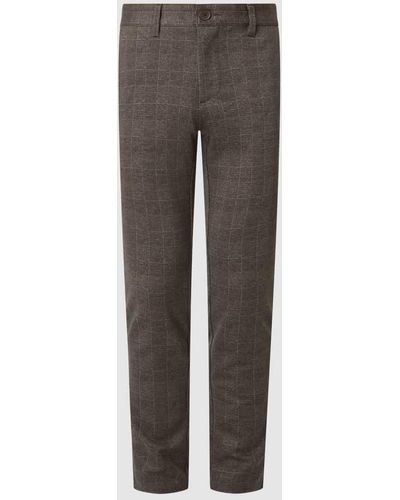 Only & Sons Tapered Fit Hose mit Stretch-Anteil Modell 'Mark' - Grau