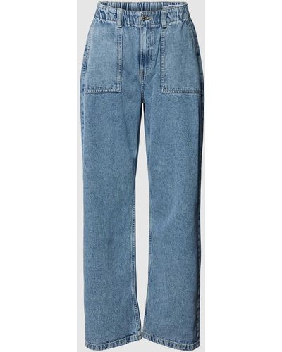 Vero Moda Relaxed Fit Jeans mit 5-Pocket-Design Modell 'PAM' - Blau