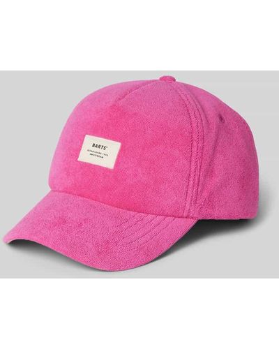 Barts Cap aus Frottee mit Label-Patch Modell 'BEGONIA' - Pink