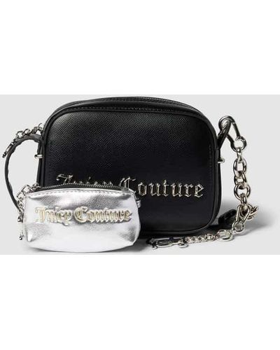 Juicy Couture Crossbody Bag mit Label-Applikation Modell 'JASMINE' - Schwarz