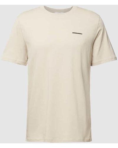 ARMEDANGELS T-Shirt mit Label-Detail Modell 'MAASO' - Natur