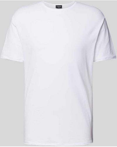 Strellson T-shirt Met Ronde Hals - Wit