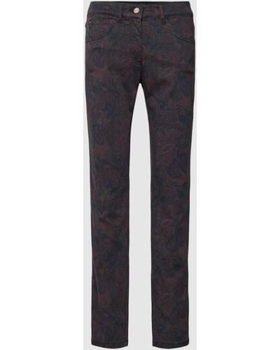 ZERRES Jeans im 5-Pocket-Design Modell 'TWIGGY' - Blau