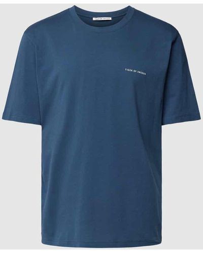 Tiger Of Sweden T-Shirt mit Rundhalsausschnitt - Blau