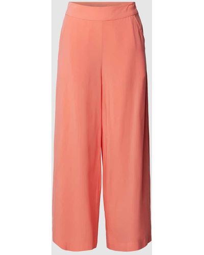 QS Culotte aus Viskose mit Nahtreißverschluss - Pink