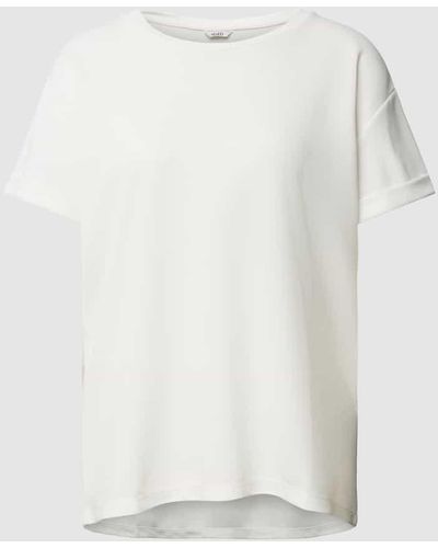 Mbym T-Shirt mit Rundhalsausschnitt Modell 'Amana' - Weiß