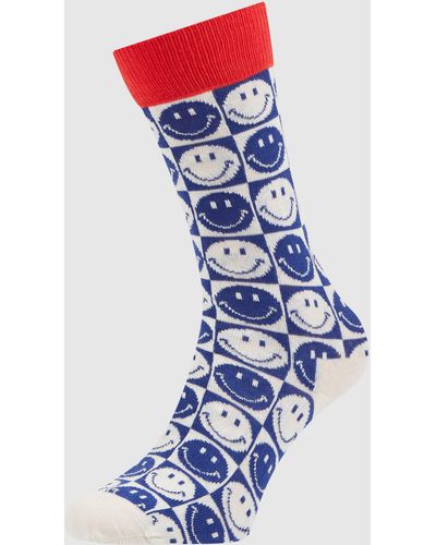 Happy Socks Sokken Met Smiley®-motief - Paars
