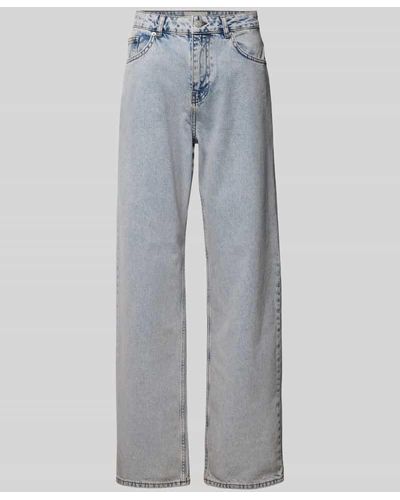 Neo Noir Jeans mit 5-Pocket-Design Modell 'Simona' - Grau