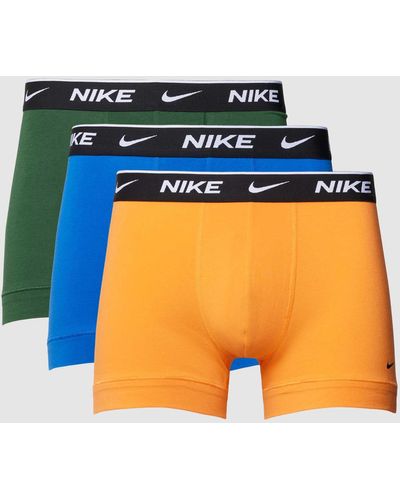Nike Boxershort Met Labeldetail - Oranje