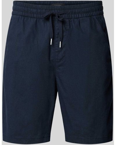 Matíníque Shorts mit elastischem Bund Modell 'barton' - Blau