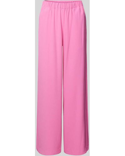 SELECTED Stoffhose in unifarbenem Design Modell 'TINNI' - Pink