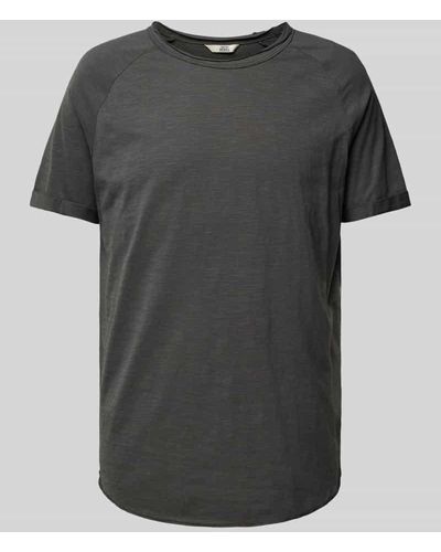 Redefined Rebel T-Shirt mit Rundhalsausschnitt Modell 'KAS' - Grau
