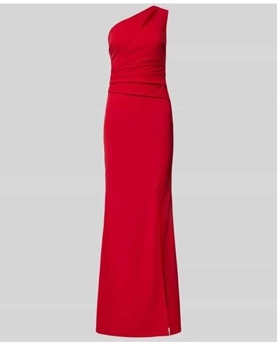 Sistaglam Abendkleid mit One-Shoulder-Träger - Rot