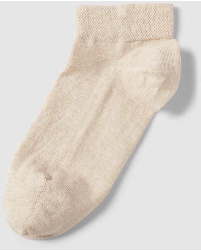 FALKE Socken mit elastischem Rippenbündchen Modell 'Sensitiv London' - Natur