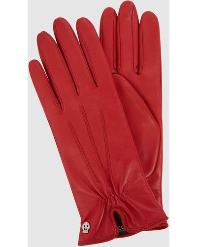 Roeckl Sports Handschuhe aus Leder - Rot