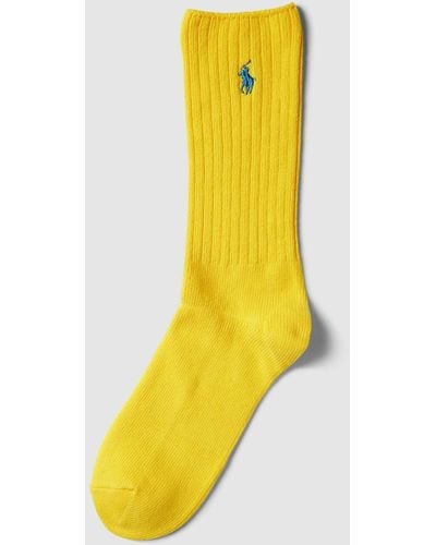 Polo Ralph Lauren Socken mit Logo-Stitching - Gelb