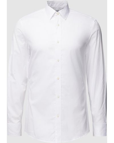 Tiger Of Sweden Business-Hemd mit Kentkragen Modell 'ADLEY' - Weiß