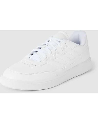 adidas Sneaker mit Schnürverschluss Modell 'COURTBLOCK' - Weiß
