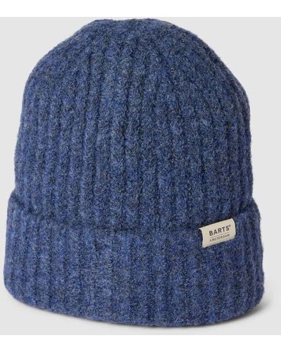 Barts Mütze mit Label-Detail Modell 'Neide' - Blau