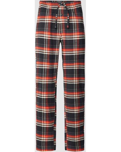 Jockey Pyjamahose aus Baumwolle - Rot