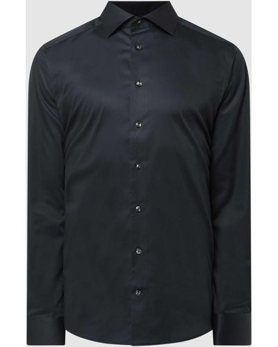 Eton Zakelijk Regular Fit Overhemd Van Twill - Blauw