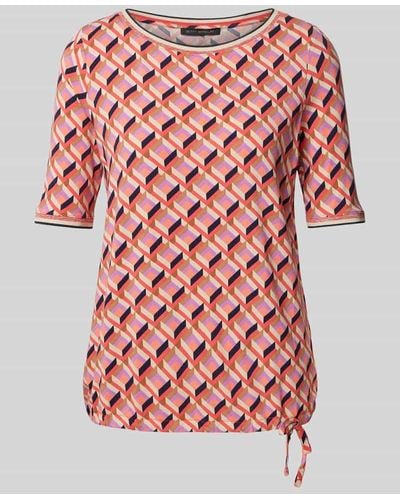 Betty Barclay T-Shirt mit Allover-Muster - Pink