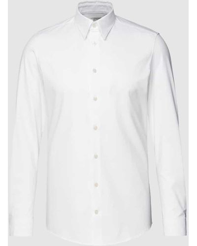 DRYKORN Business-Hemd mit Kentkragen Modell 'ZED' - Weiß