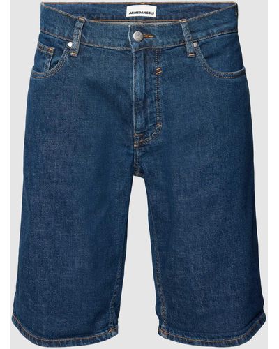 ARMEDANGELS Jeansshorts im 5-Pocket-Design Modell 'NAAIL' - Blau