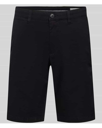 S.oliver Regular Fit Chino-Shorts mit Gesäßtaschen - Blau