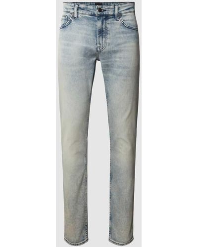 BOSS Jeans mit 5-Pocket-Design Modell 'Delaware' - Blau