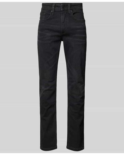 S.oliver Slim Fit Jeans im 5-Pocket-Design Modell 'Nelio' - Schwarz