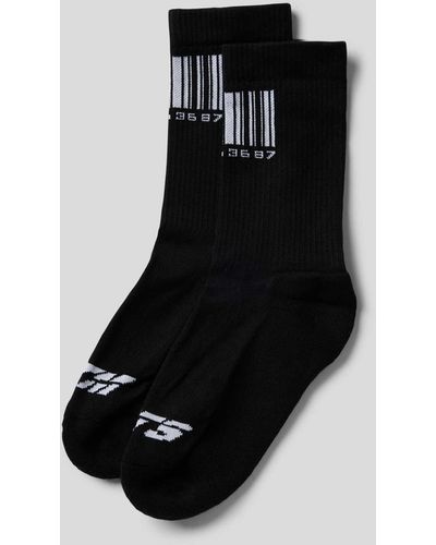 VTMNTS Socken mit Label-Details - Schwarz