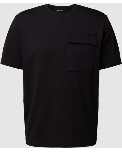 Antony Morato T-shirt Met Borstzak - Zwart