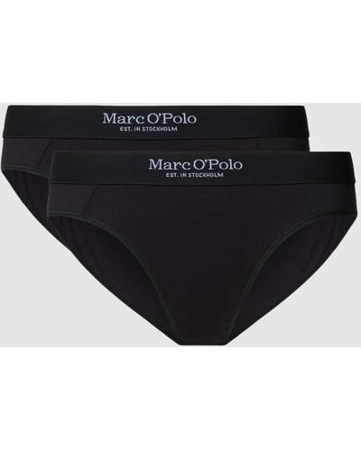 Marc O' Polo Slip mit elastischem Logo-Bund Modell 'Iconic' - Schwarz