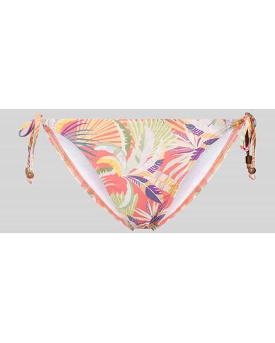 Esprit Bikini-Hose mit seitlichen Schnürungen Modell 'PALM BEACH' - Pink