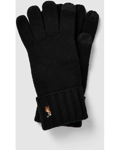 Polo Ralph Lauren Wollen Handschoenen - Zwart