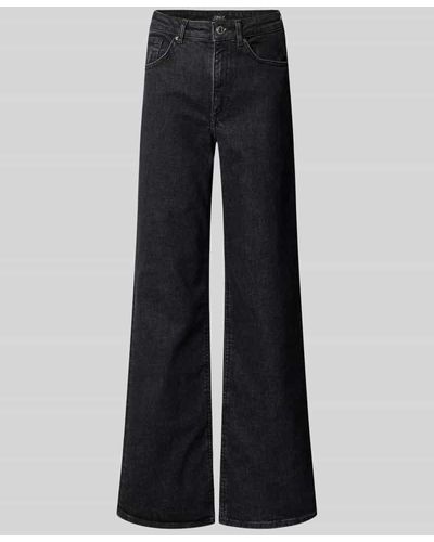 ONLY Wide Leg Jeans im 5-Pocket-Design Modell 'JUICY LIFE' - Blau