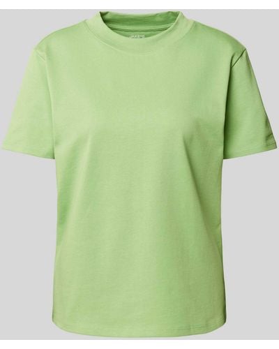 Jake*s T-shirt Met Melangelook - Groen