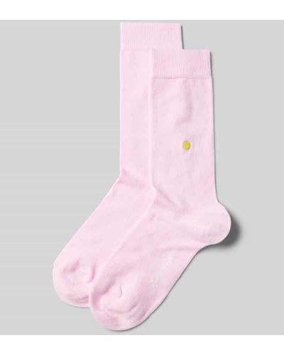 Burlington Socken in unifarbenem Design Modell 'LADY' - Pink