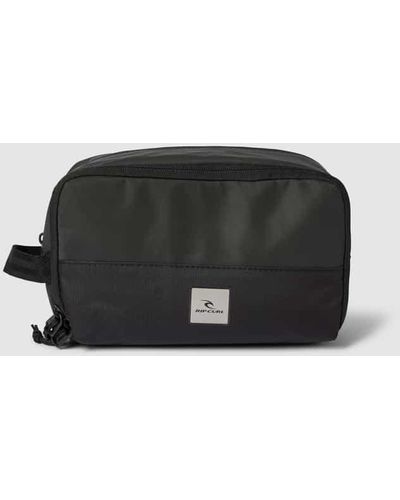 Rip Curl Kulturtasche mit Reißverschlusstasche - Schwarz