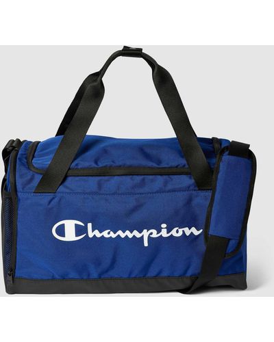 Champion Weekendtas Met Labelprint - Blauw