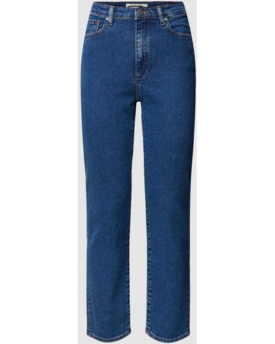 ARMEDANGELS Slim Fit Jeans mit Label-Patch Modell 'LEJAANI' - Blau