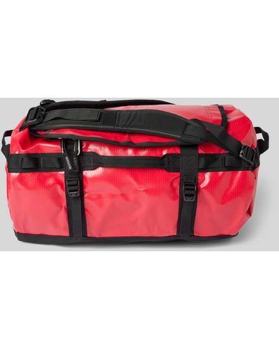 The North Face Duffle Bag mit Label-Details Modell 'BASE CAMP DUFFLE S' - Rot
